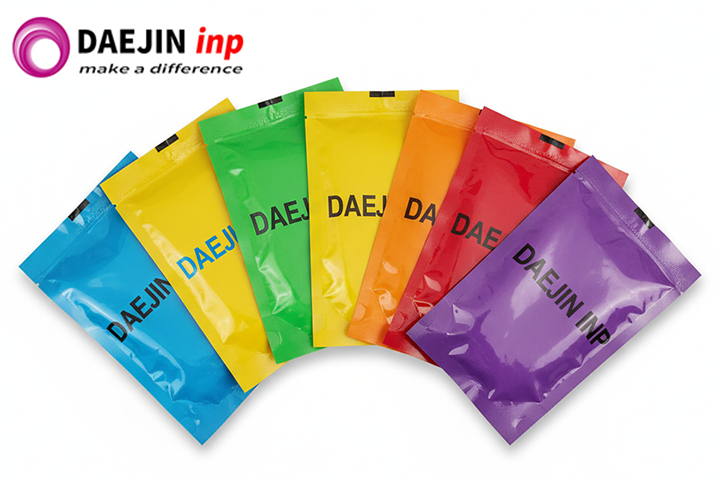 대진아이앤피의 PEC,PEN,PEG잉크는 난부착 소재인 PE에 최적화된 잉크입니다.